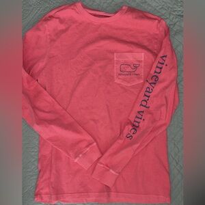 Vineyard Vines Classic Pink Crewneck Tee